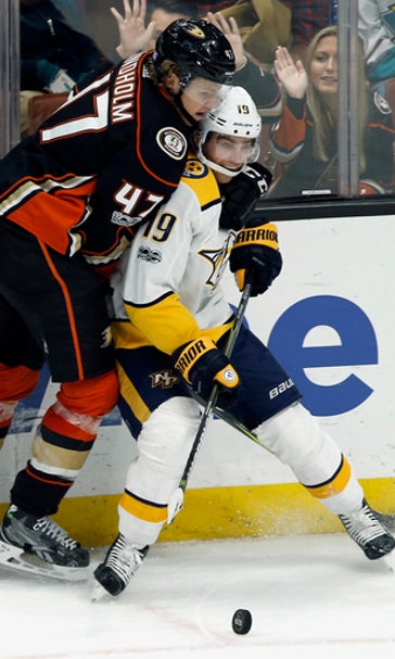 Josi, Predators hold off Ducks 5-3 in rematch of West finals (Nov 03, 2017)